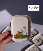 جاقاشقی سرامیکی دستساز فانتزی با نقاشی زیرلعابی